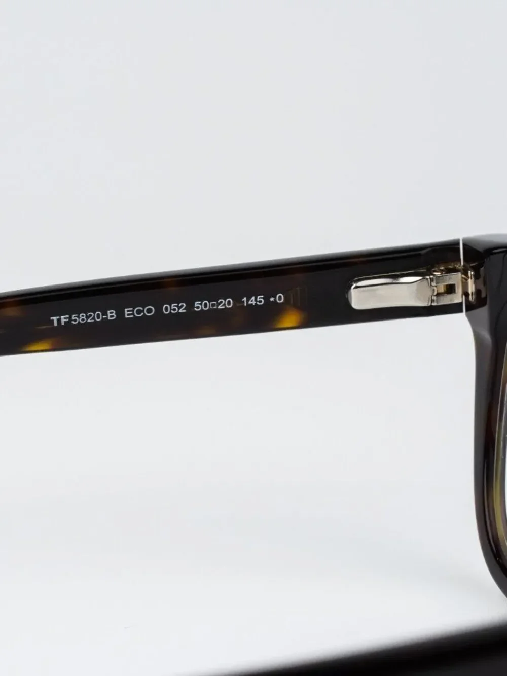 Tom Ford Women Eyeglasses Havana Square FT5820-B 052 NEW AUTHENTIC